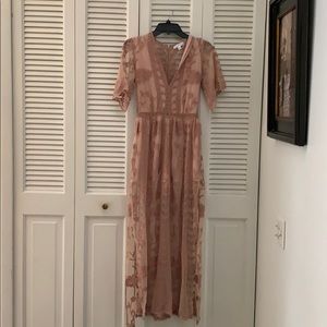 Socialite lace romper dress